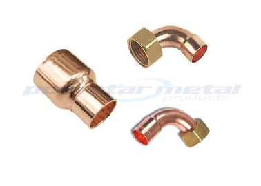 Custom 1/2" - 24" Copper Tube Fittings 45 Degree Copper Pipe Elbow For Refrigerator