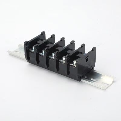 High Quality Terminal Block DIN Rail 600V 32A Screw Connection Copper Alloy Flame