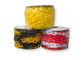 8 MM Diameter Traffic Cone Plastic Chain Link With Black Yellow Color