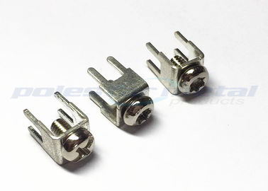 6-32 X 1/4 INCH Snap - ในขั้วต่อสกรูยึด PCB ด้วยสกรูนิกเกิลชุบนิกเกิล